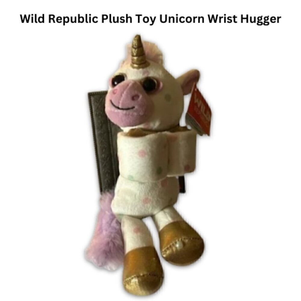 Wild Republic Unicorn Plush Toy Wrist Hugger Girl's OS